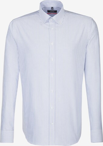 Coupe regular Chemise SEIDENSTICKER en bleu : devant