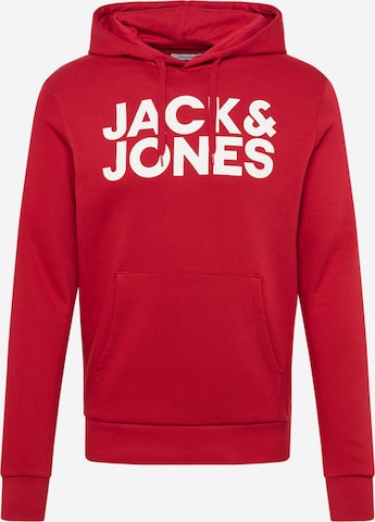 JACK & JONES Tréning póló - piros: elől