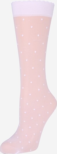 FALKE Чорапи до коляното 'Dot 15 DEN' в бяло, Преглед на продукта
