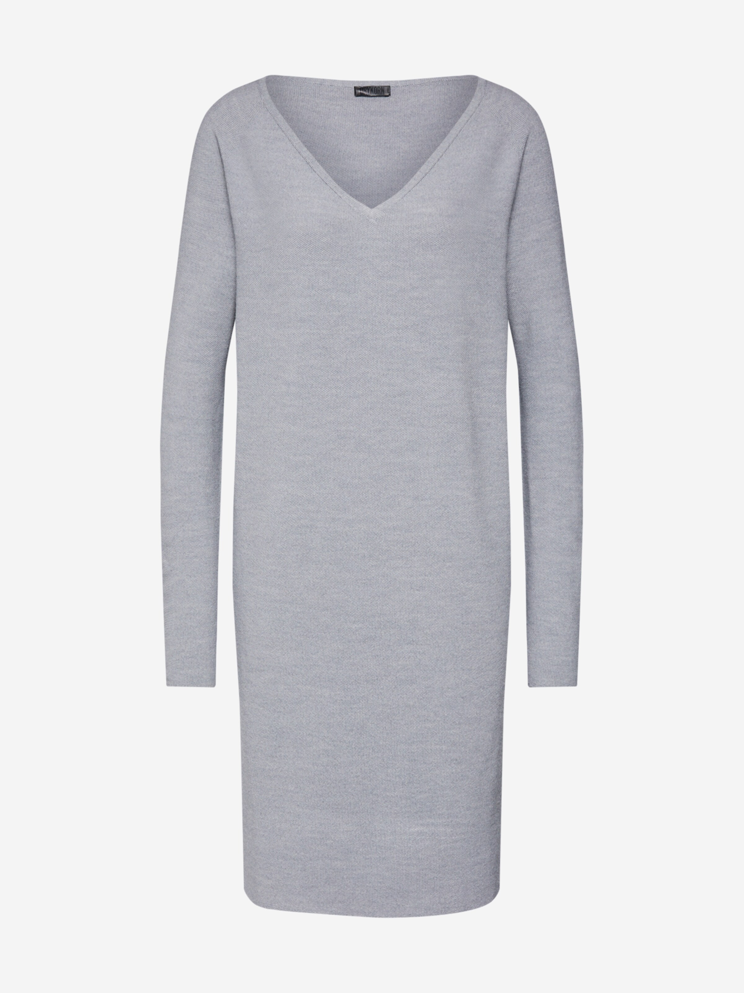 DRYKORN - Gebreide jurk 'Elmina' in de kleur Grijs