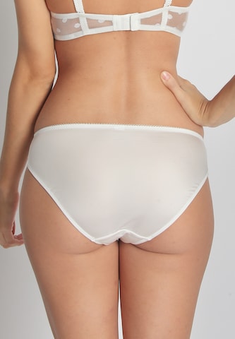 Slip 'DOTTED MESH' sassa en blanc