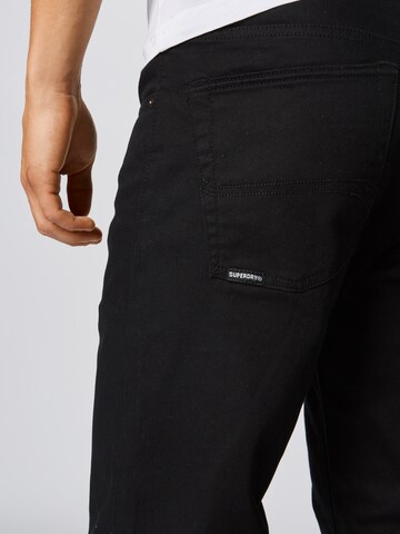 Coupe slim Jean 'Daman' Superdry en noir