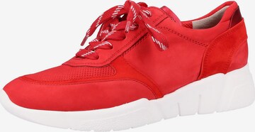 Paul Green Sneakers laag in Rood: voorkant