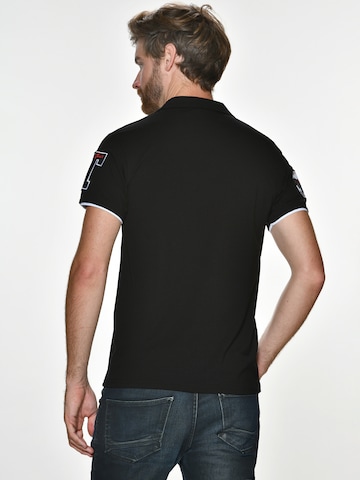 TOP GUN Polo 'Heaven' in Schwarz