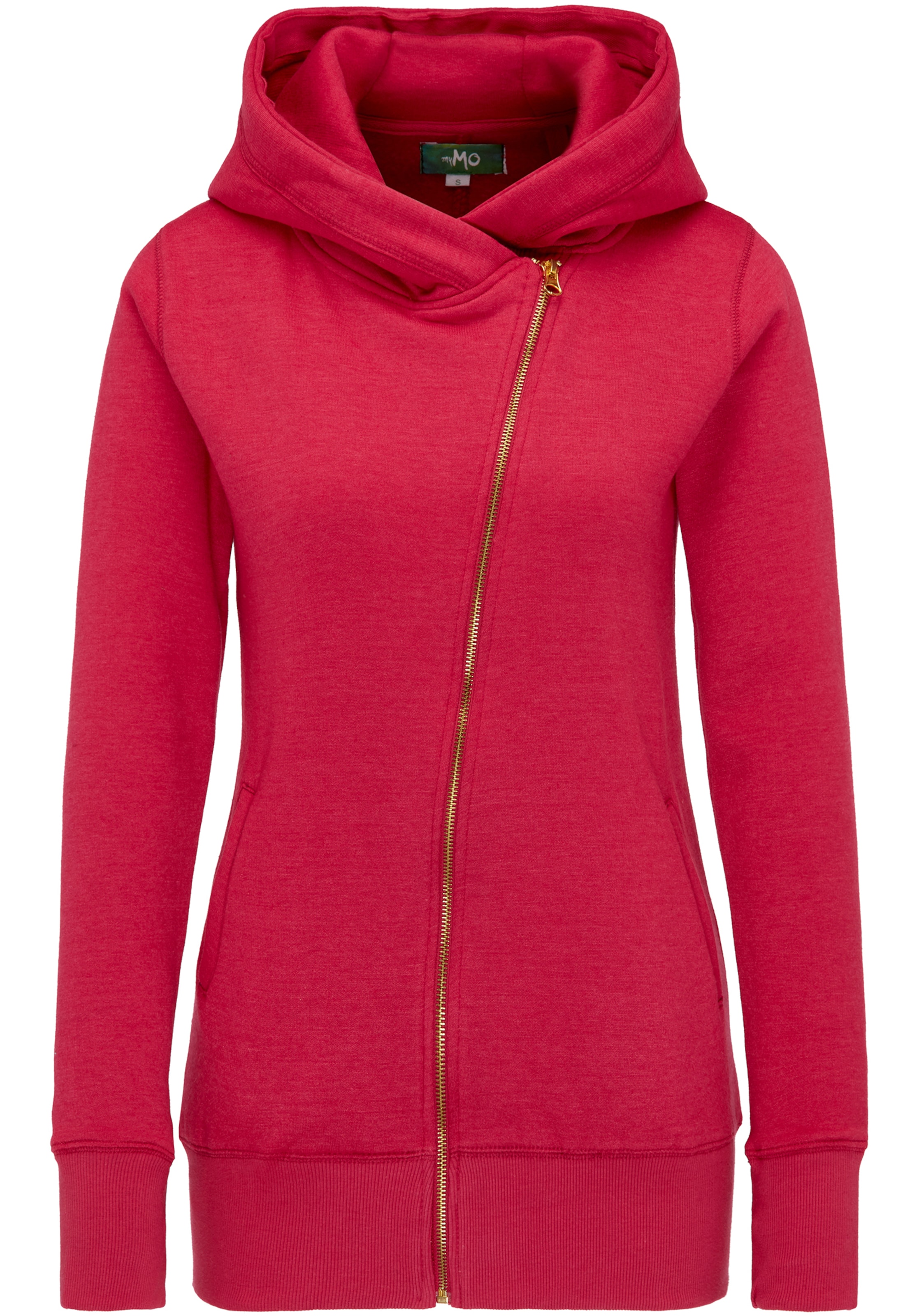 MYMO Sweatjacke in Rot: Vorderseite