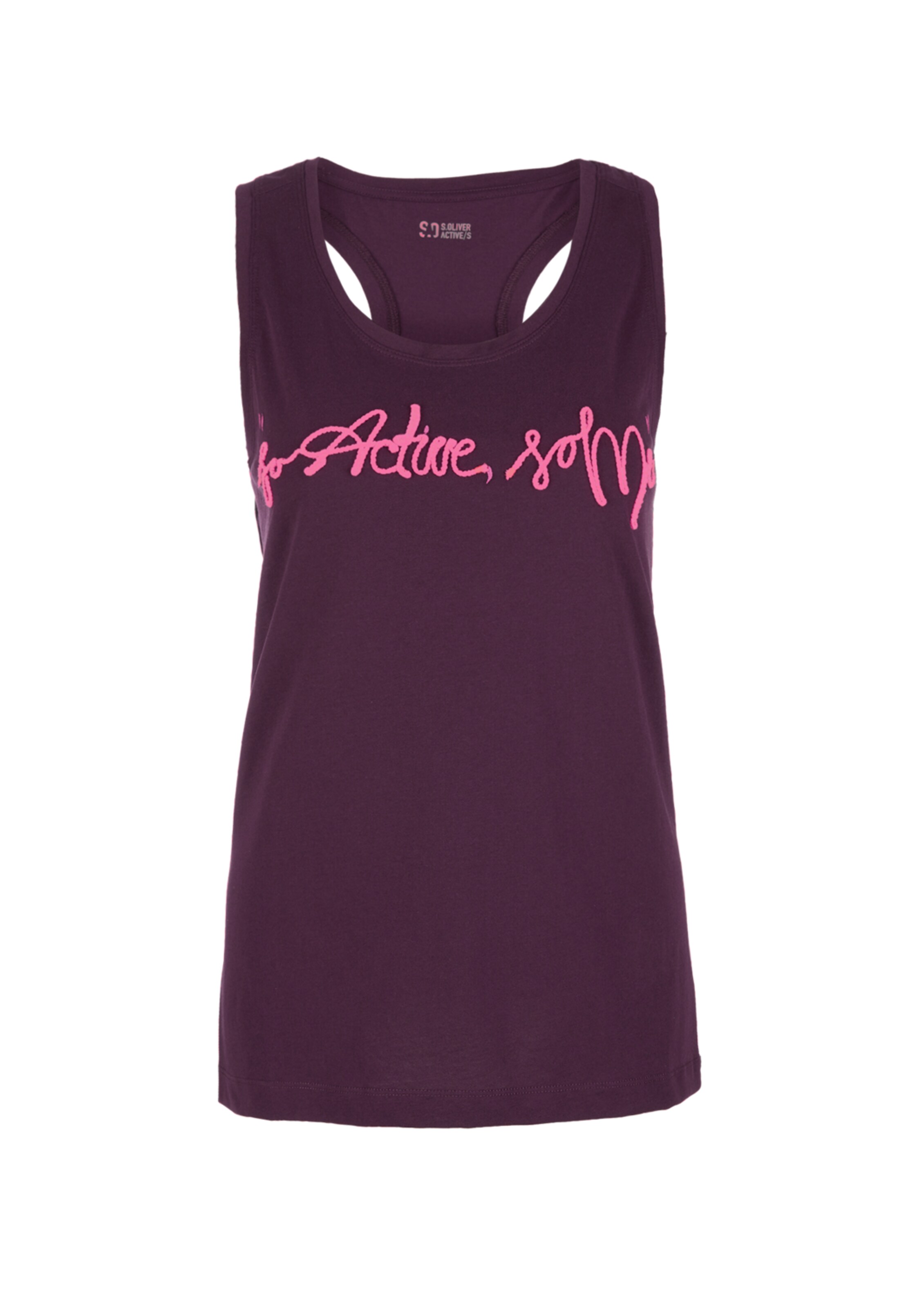 s.Oliver Active - Tank in beere