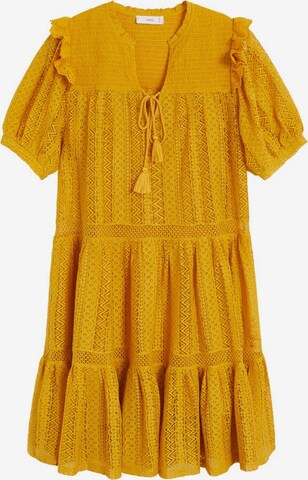 Robe 'Pasion' MANGO en jaune : devant