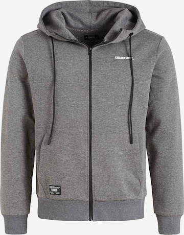 khujo Sweatjacke 'Albert' in Grau: predná strana