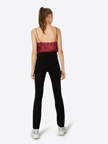 LEVI'S ® Slimfit Džíny '724™ High Rise Straight' – černá: zadní strana