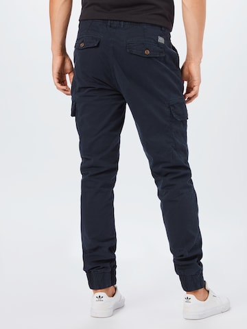 BLEND - Tapered Pantalón cargo en azul