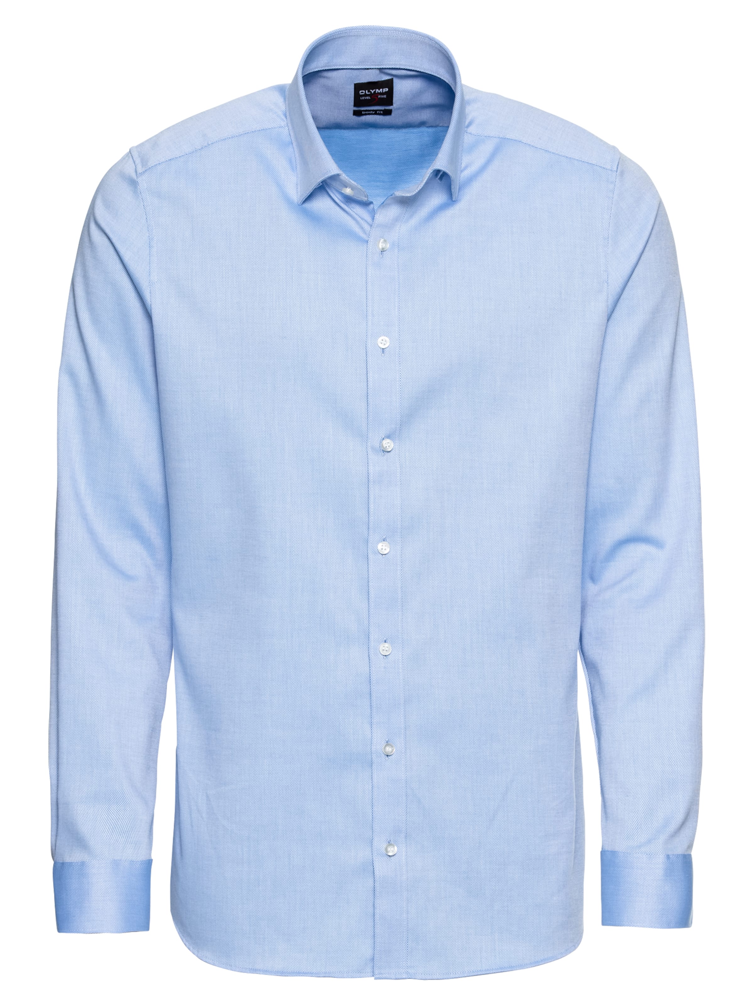 Slim fit Camicia business 'Level 5' di OLYMP in blu: frontale