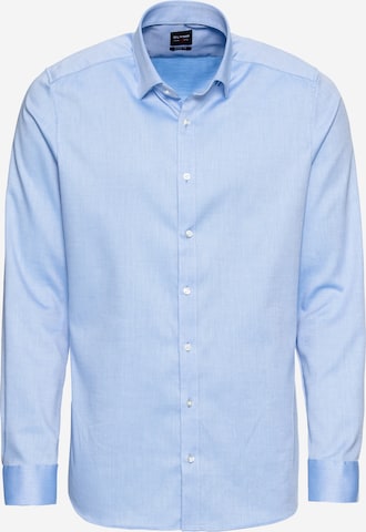 Slim fit Camicia business 'Level 5' di OLYMP in blu: frontale