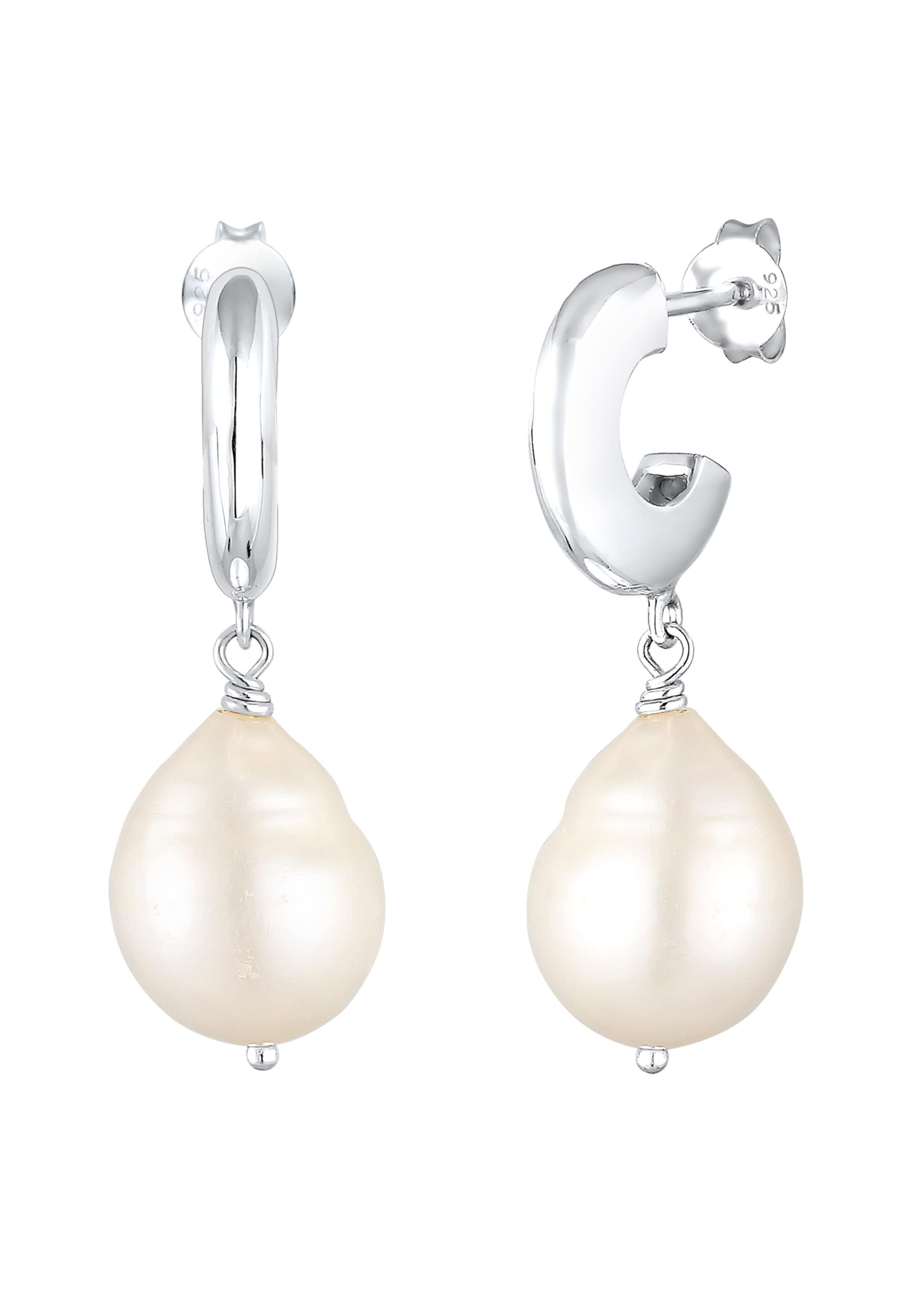 ELLI Oorbellen in Zilver: voorkant