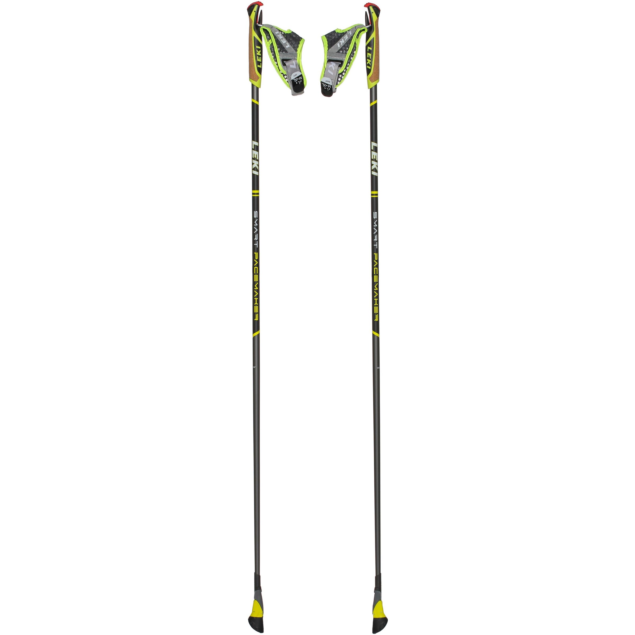 LEKI Walking-Stock 'Smart Pacemaker' in Schwarz: Vorderseite