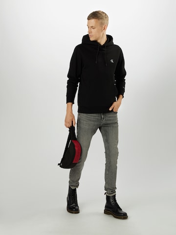 Calvin Klein Jeans Regular fit Суичър в черно