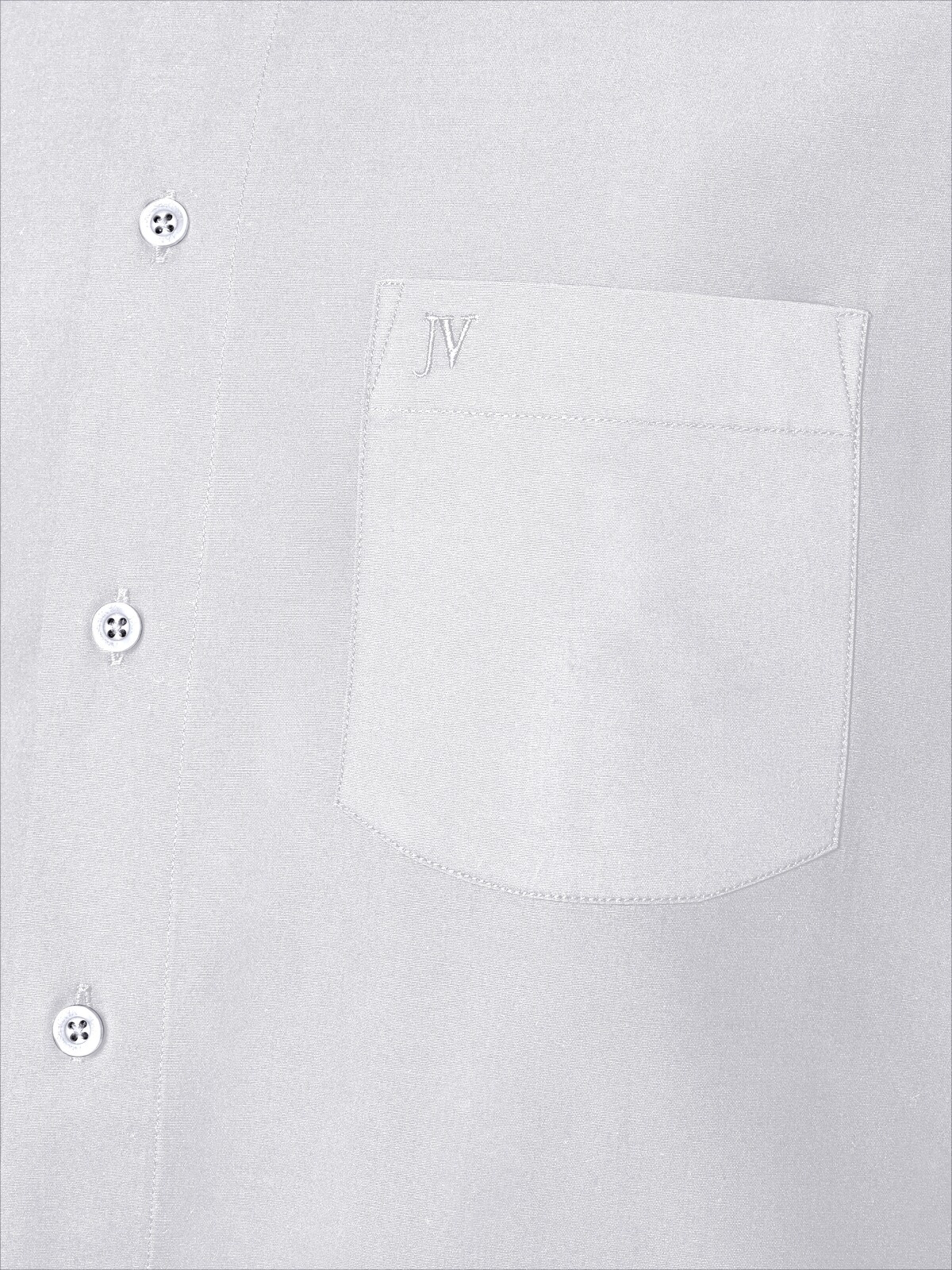 Jan Vanderstorm Comfort fit Button Up Shirt 'Meino' in White