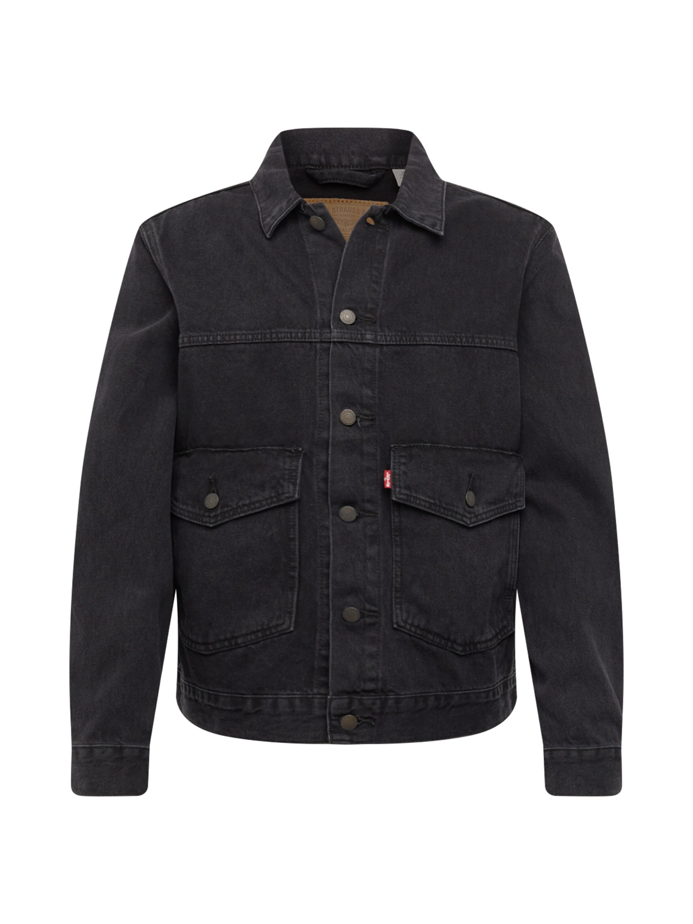 LEVI'S - Tussenjas 'PATCHPOCKETTRUCKER' in de kleur Zwart