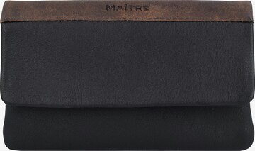 Maître Key Ring in Black: front