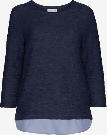 SHEEGO Sweatshirt in Blau: predná strana