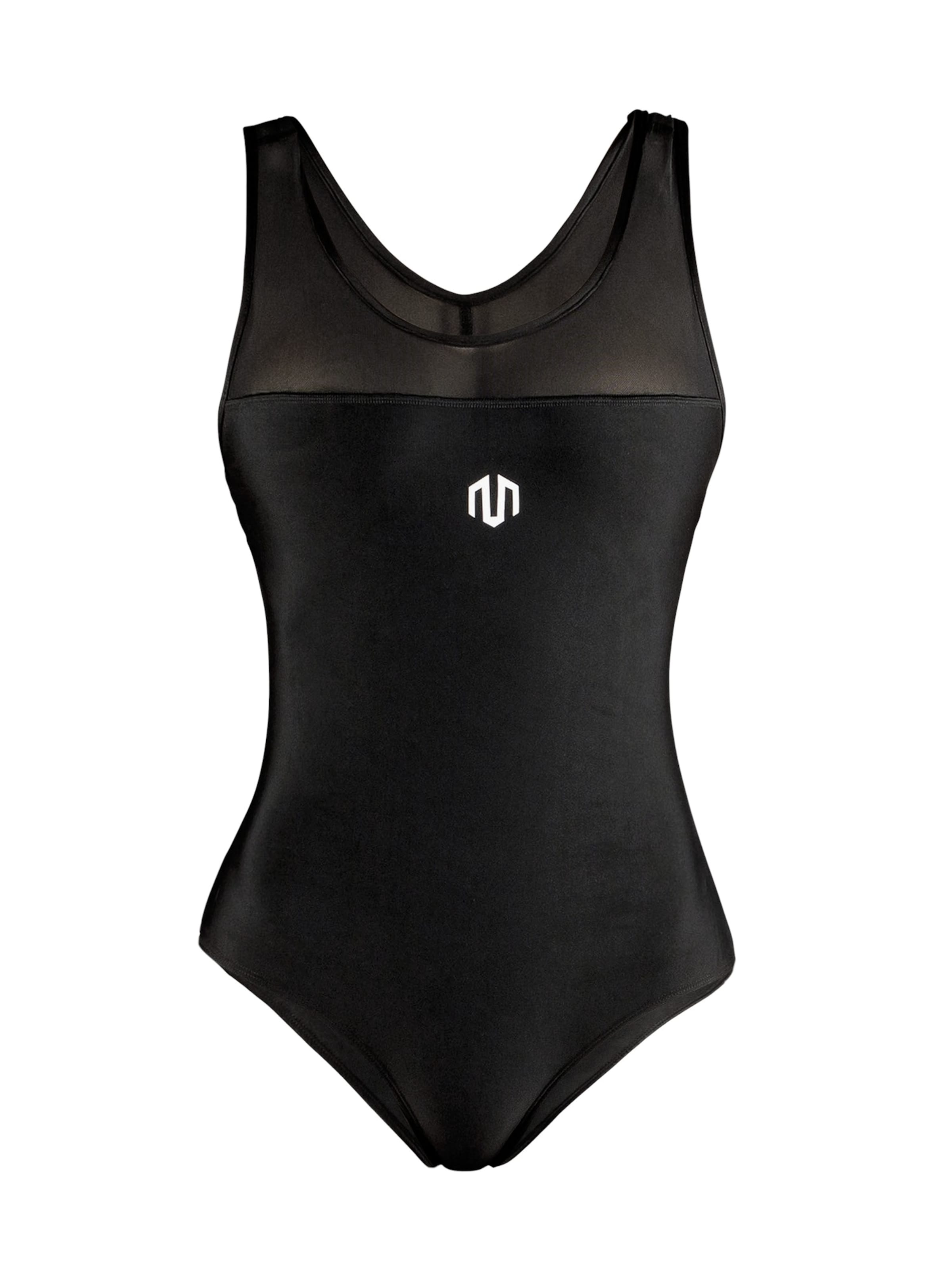 MOROTAI - Badeanzug 'X-Back ' in schwarz