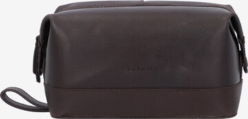 Burkely Toiletry Bag 'Riley' in Brown: front