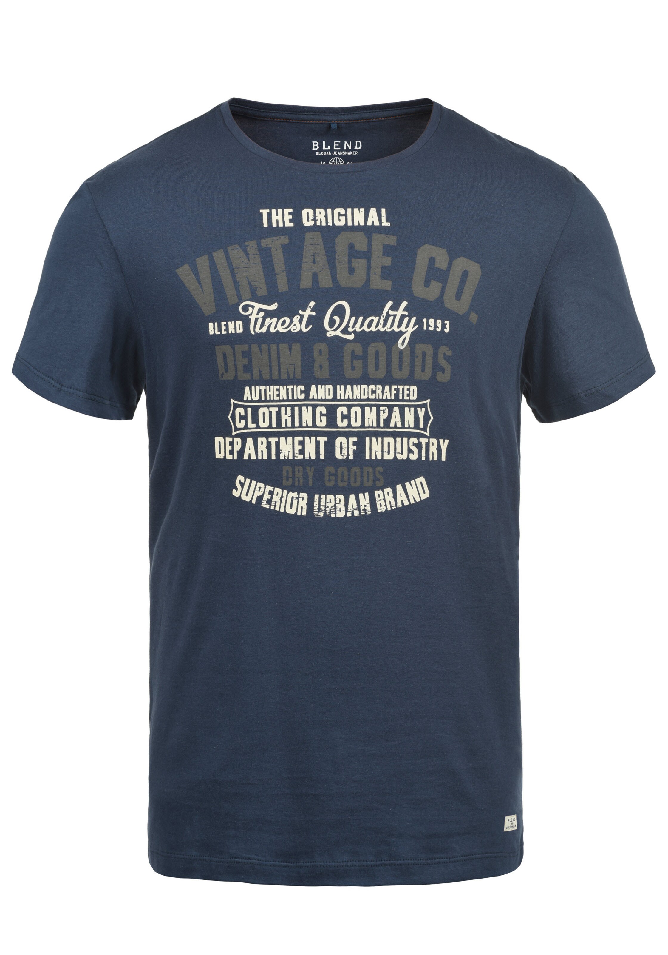 BLEND Shirt 'BHVadim' in Blauw: voorkant