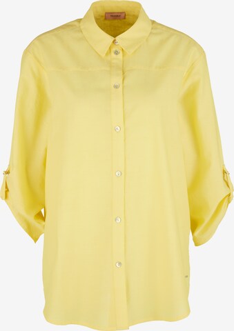 TRIANGLE Blouse in Yellow: front