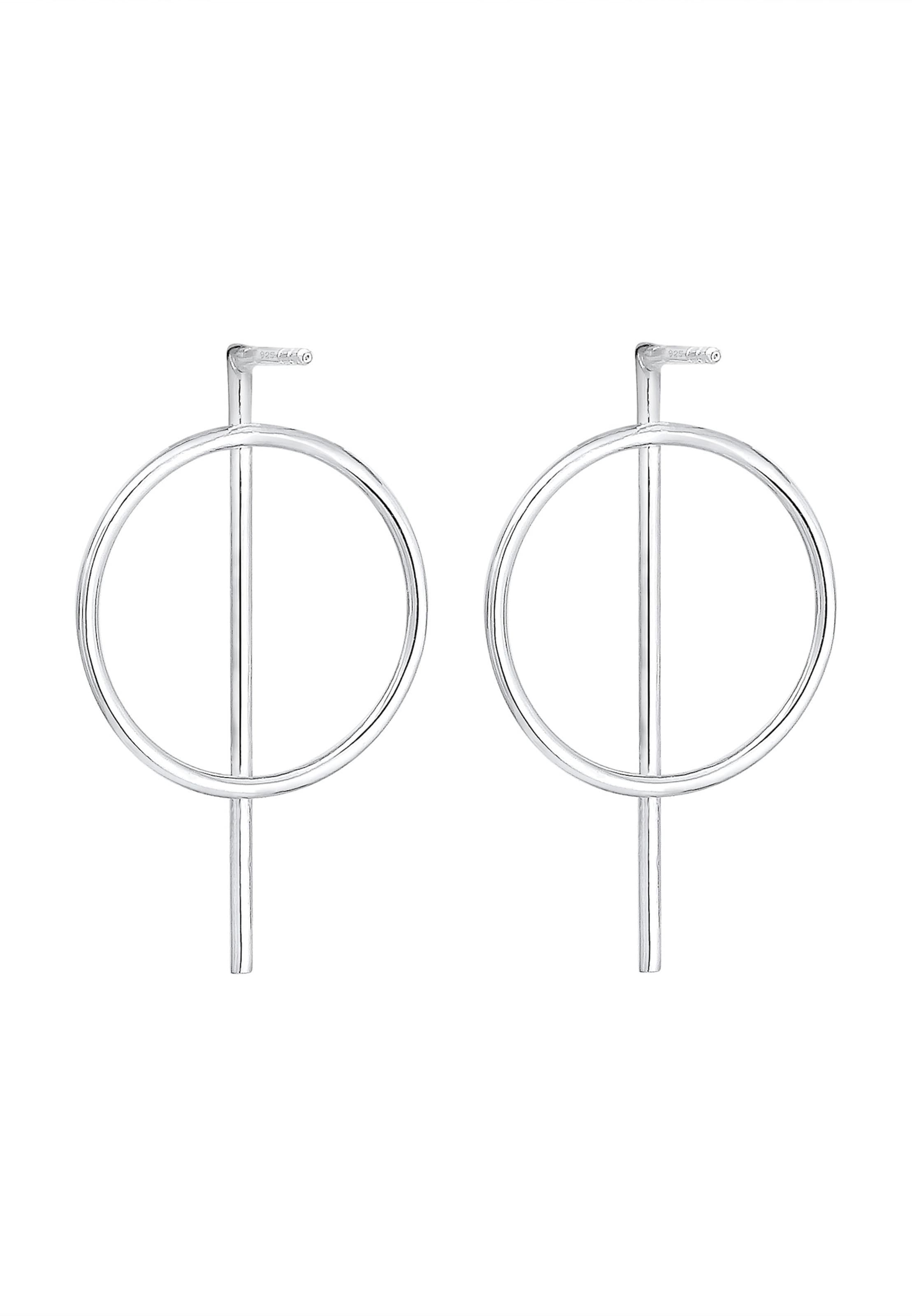 ELLI Серьги 'Geo' в Серебристый