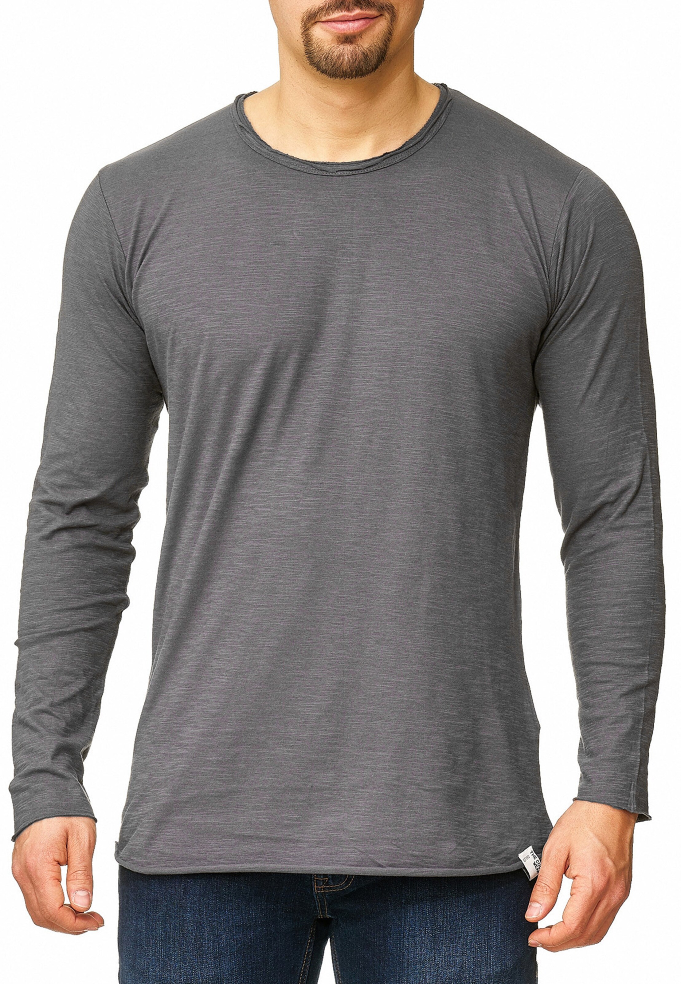 INDICODE JEANS Shirt 'Willbur' in Grey: front