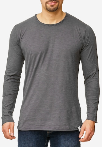 T-Shirt 'Willbur' INDICODE JEANS en gris : devant