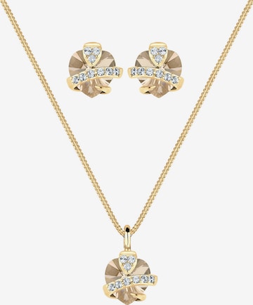 ELLI Jewelry Set in Gold: front