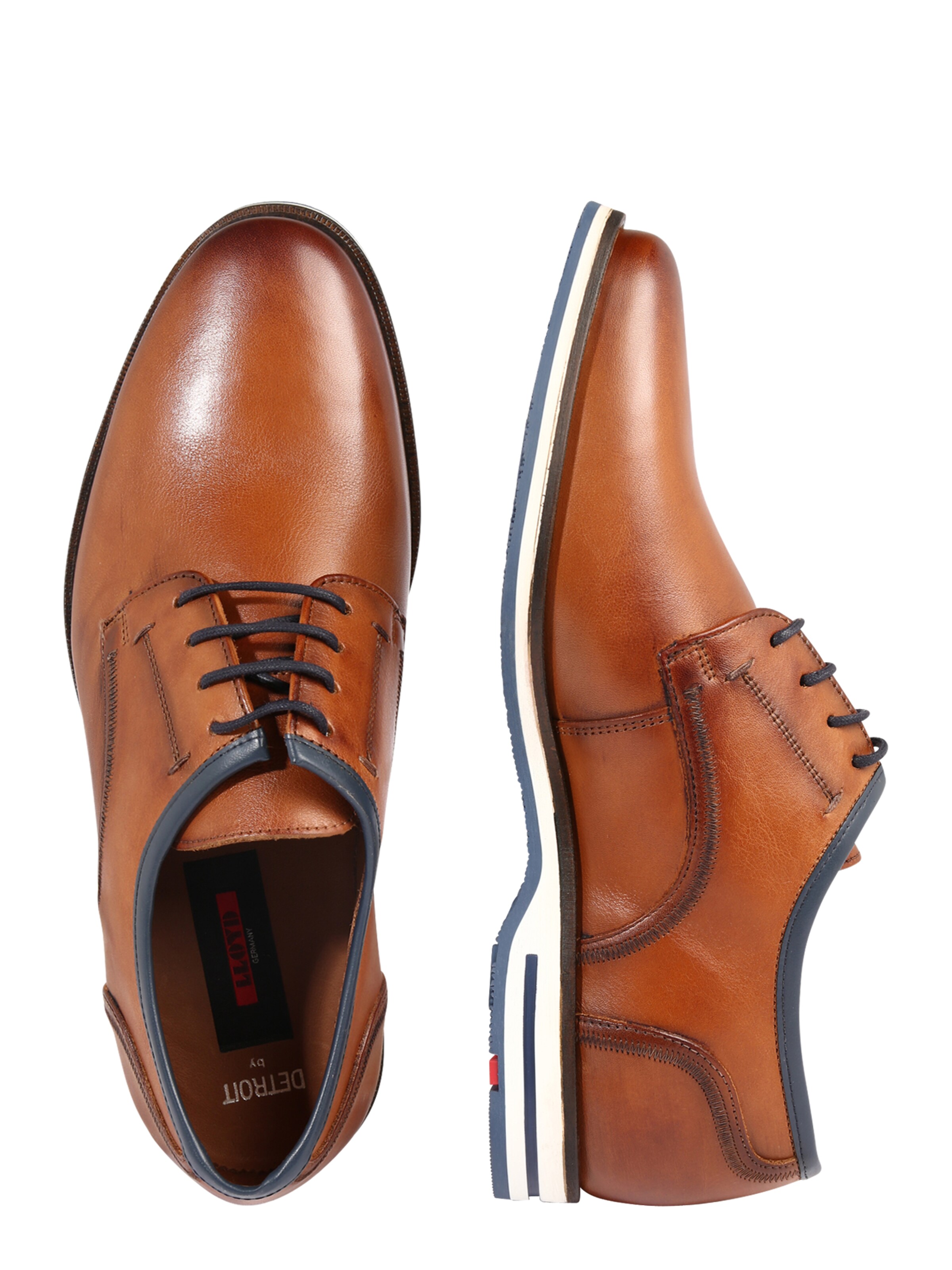 LLOYD Schnürschuh 'Detroit' in Braun