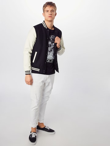 MT Men Shirt 'Fuck It 2.0' in Black