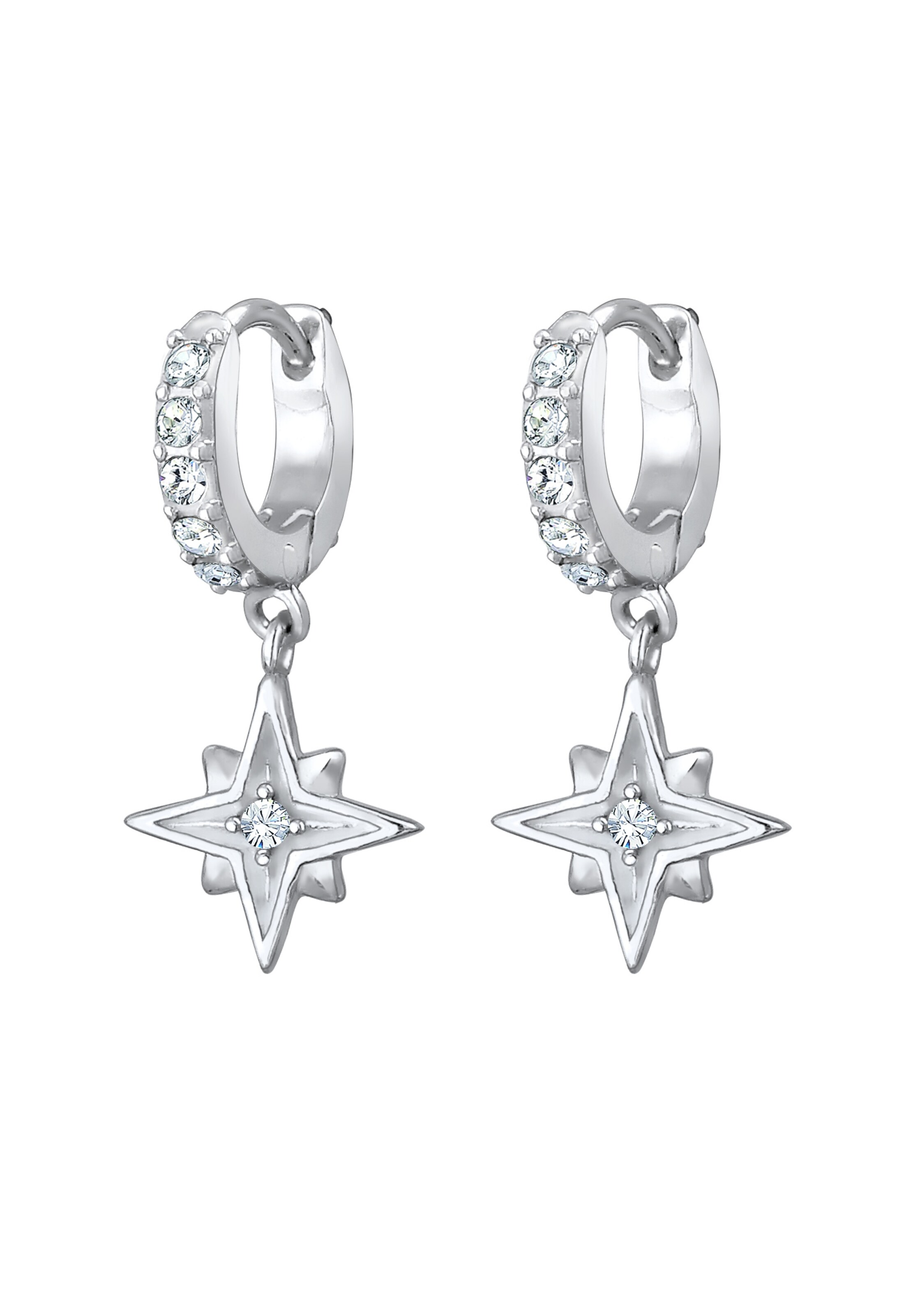 Boucles d'oreilles ELLI en argent : devant