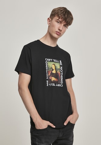 Mister Tee Shirt 'Can´t Tell Me Nothing' in Zwart: voorkant