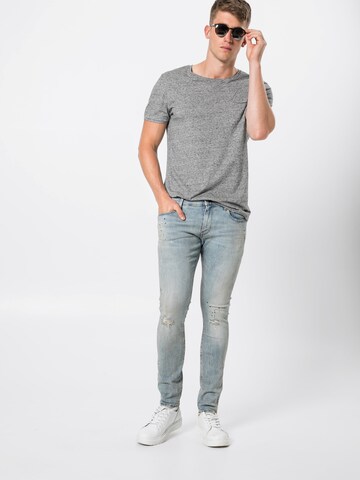 Skinny Jean '3301 Deconstructed' G-Star RAW en bleu