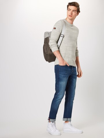 Slimfit Jeans 'Tyler' de la Superdry pe albastru