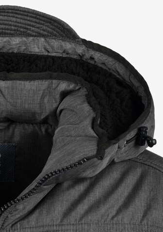 BLEND Winter Jacket 'Boris Teddy' in Grey