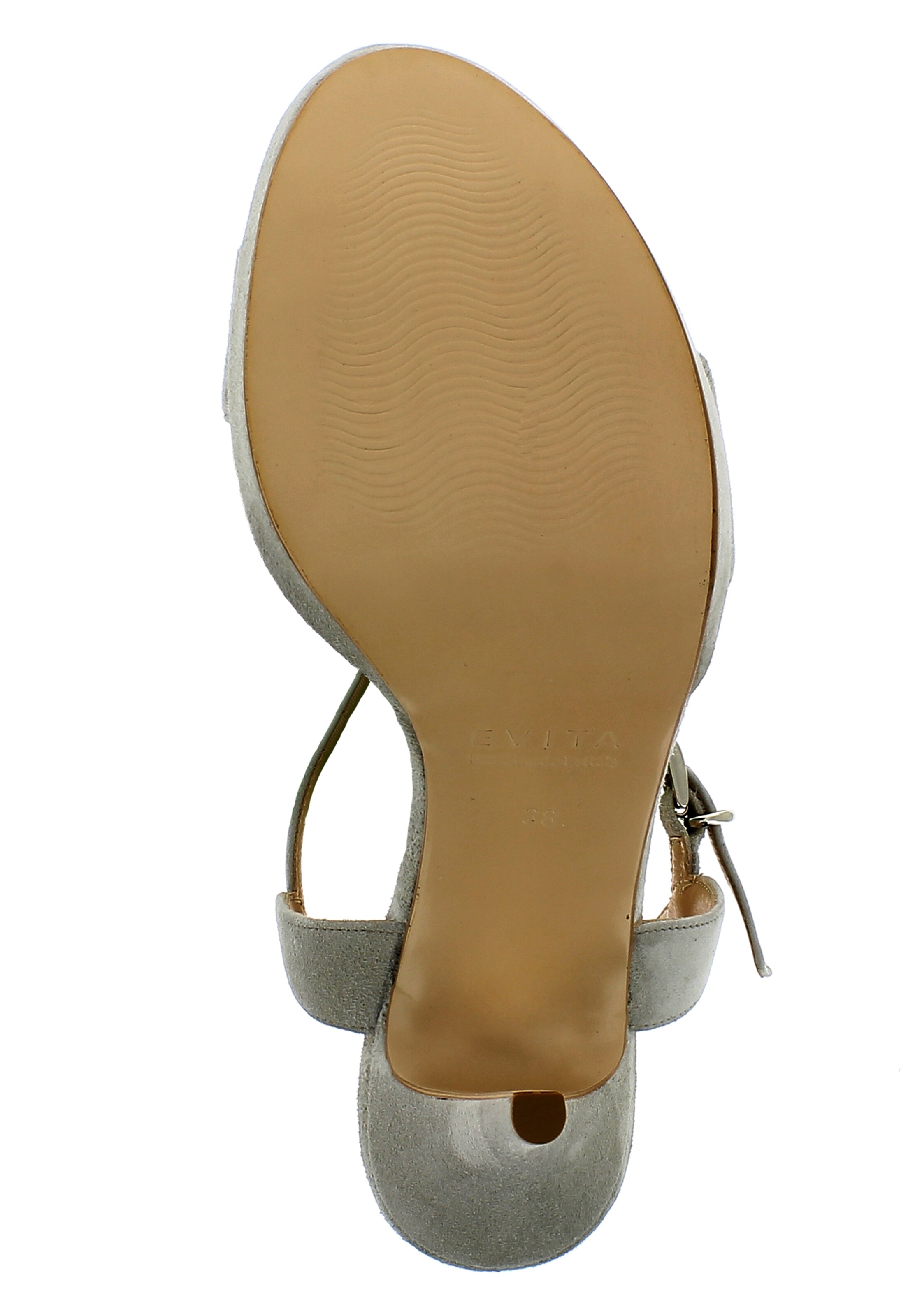 EVITA Strap Sandals in Grey