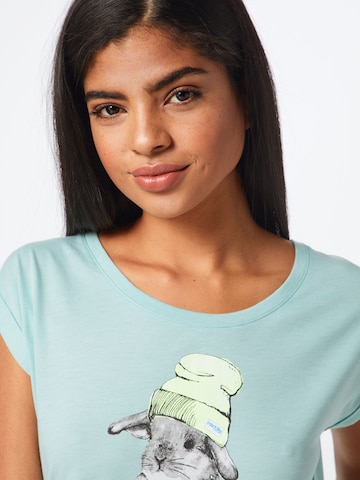 T-shirt 'It Hasi' Iriedaily en vert