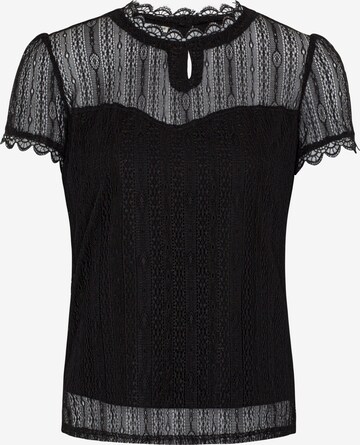 Blouse folklorique 'Nelly' SPIETH & WENSKY en noir : devant