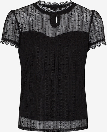SPIETH & WENSKY Traditional Blouse 'Black' in Black: front