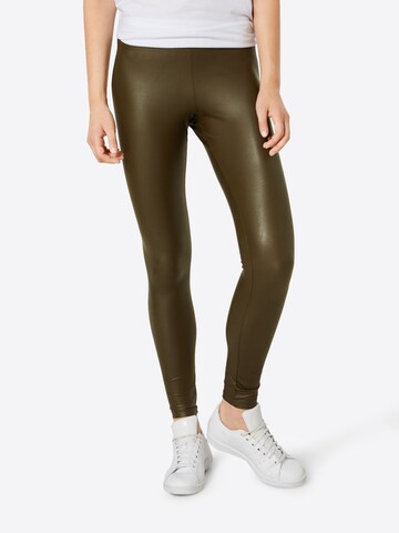 Skinny Leggings di PIECES in verde: frontale