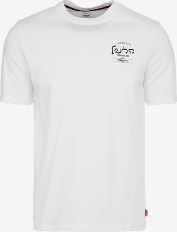 T-Shirt Herschel en blanc : devant