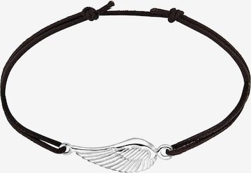 ELLI Armband 'Flügel' in Zwart: voorkant