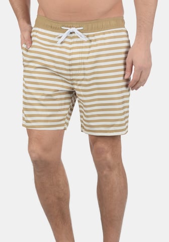 BLEND Board Shorts 'Leo' in Beige: front