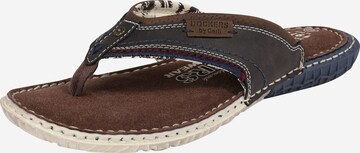 Dockers by Gerli T-Bar Sandals in Brown: front