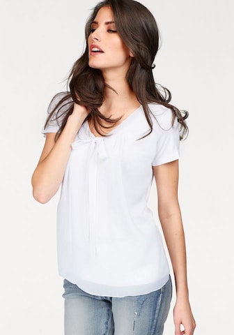 VIVANCE Blouse in White: front