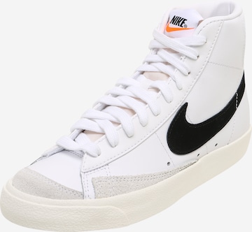 Nike Sportswear - Zapatillas deportivas altas 'Blazer Mid 77' en blanco: frente