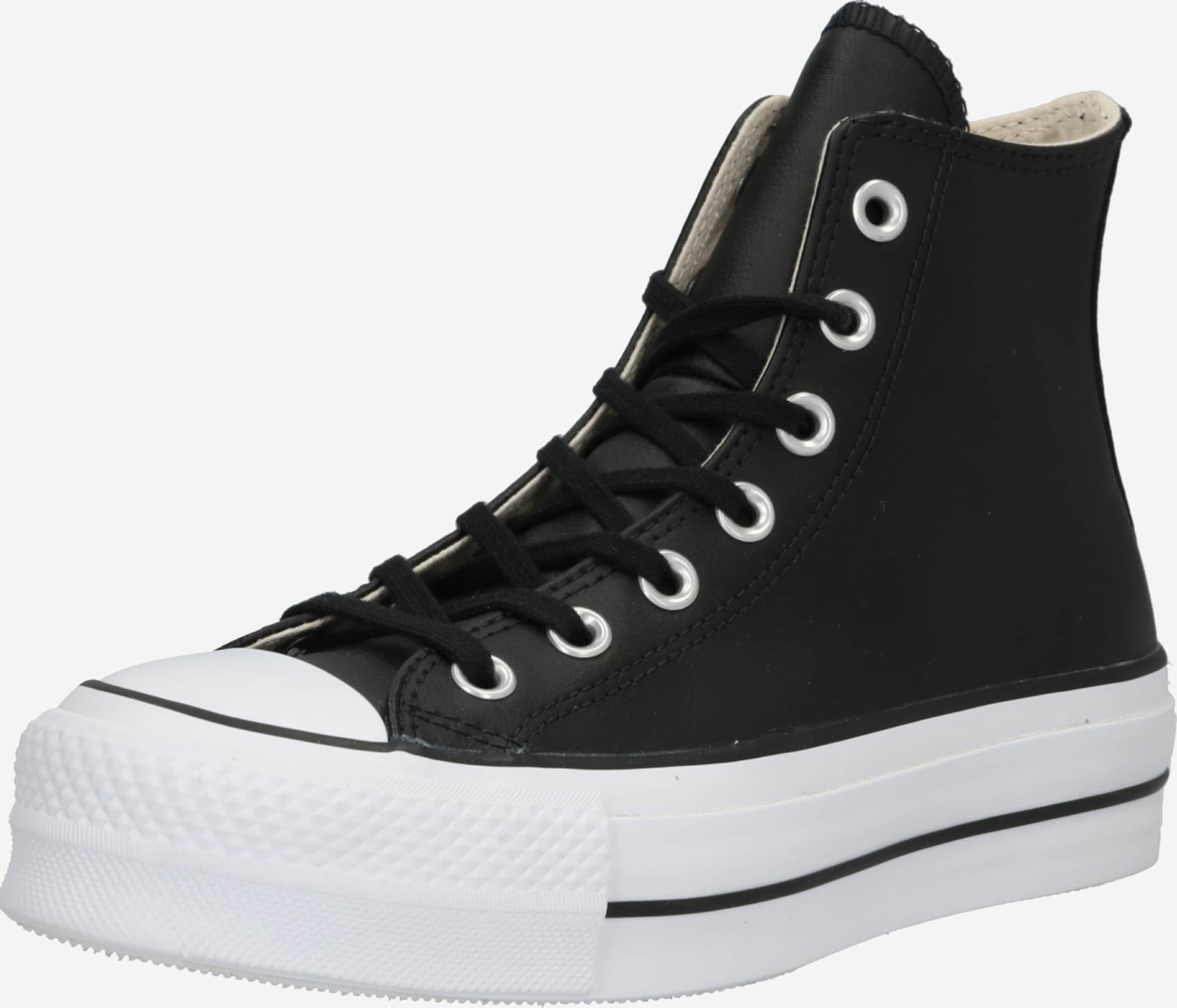 CONVERSE Zapatillas deportivas altas 'CHUCK TAYLOR STAR LIFT CLEAN - en Negro | ABOUT YOU